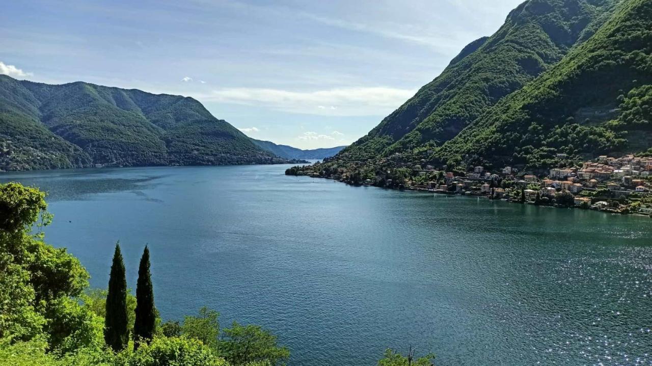 Appartamento "Bella Vista" Sul Lago Di Como Faggeto Lario Bagian luar foto