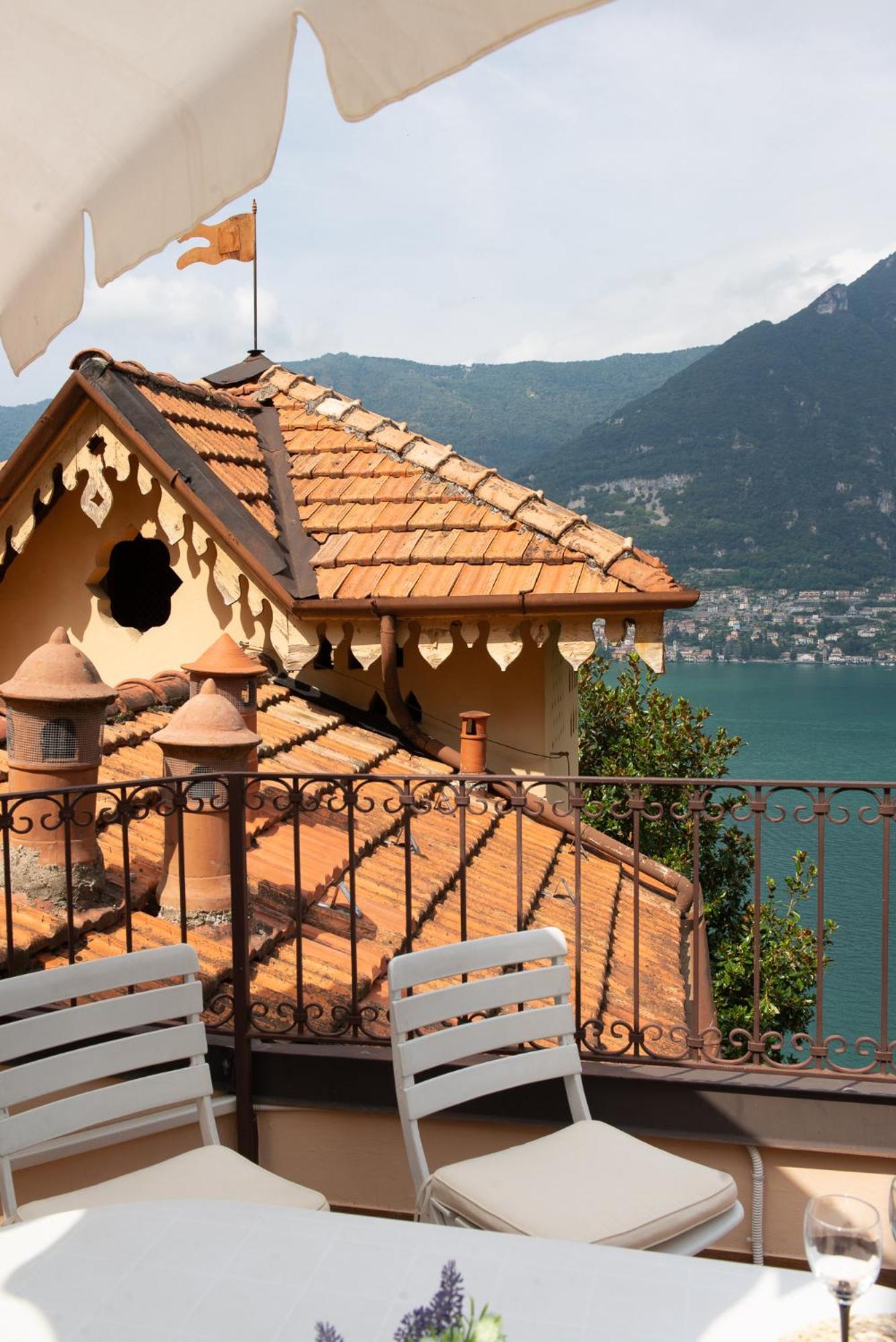 Appartamento "Bella Vista" Sul Lago Di Como Faggeto Lario Bagian luar foto
